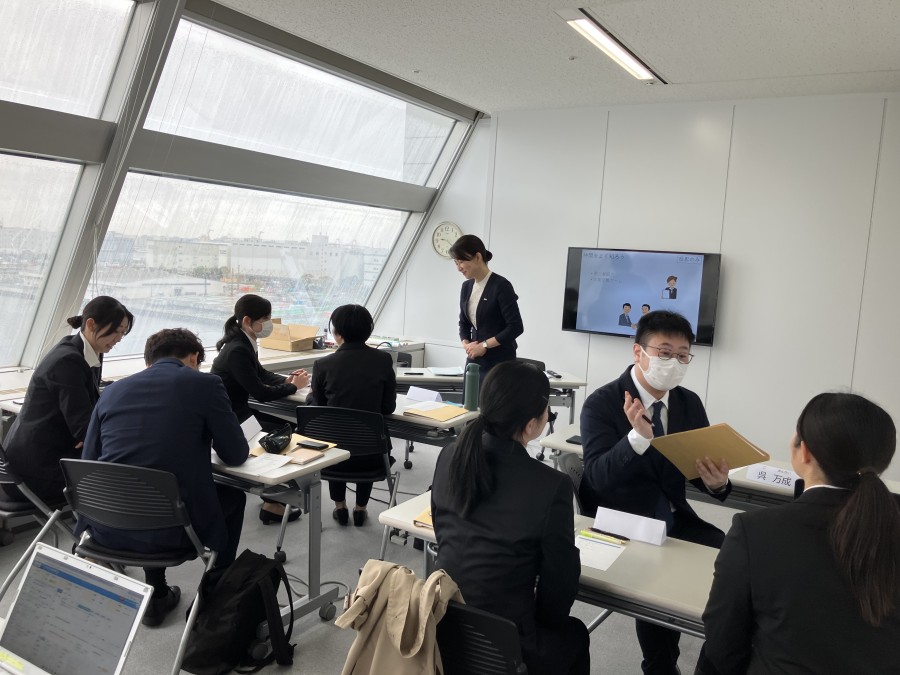 ビジネスマナー研修1日目