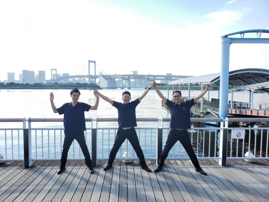 お台場にて