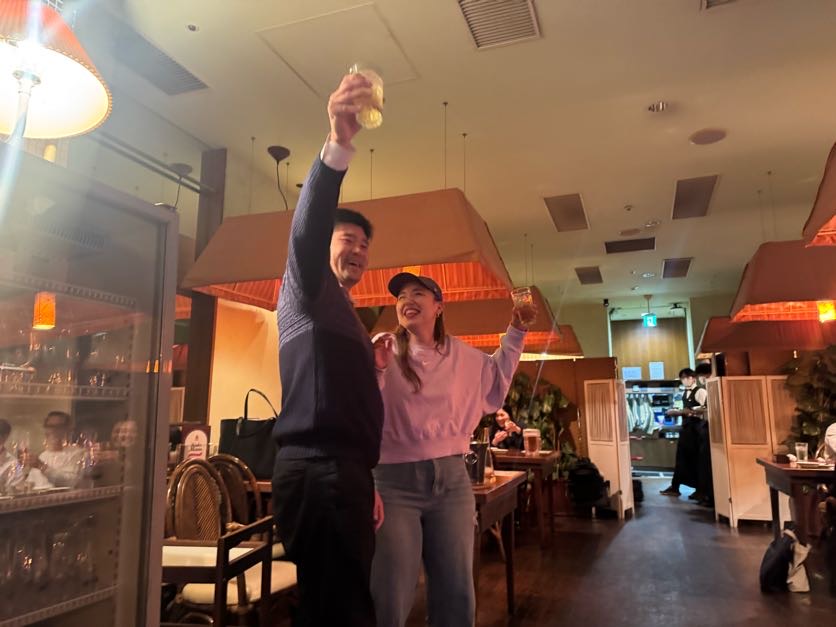 上田プランナーによる乾杯の音頭