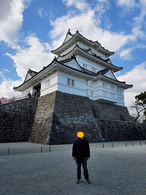 小田原城にも立ち寄り